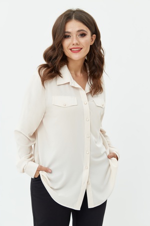 FRAUENBLUSE MODELL 761 MILCH