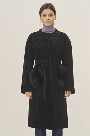 Пальто женское Silverfox модель 808 Черный