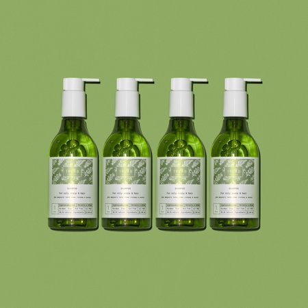 Yağlı saçlar ve saç derisi için şampuan "Hafiflik ve hacim"