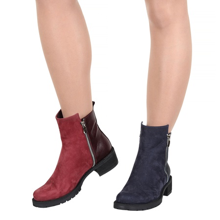 Женские ботинки, натуральные кожа, нубук <G5716>