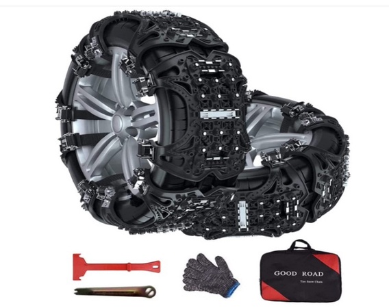 Anti Skid Snow Sand Ice Mud Chains Car Tire Emergency Anti-Skid Non-Slip off-Road Road Safety Vehicle for Tire Width 165-315mm