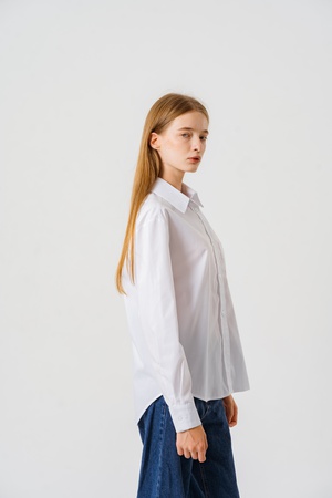 Рубашка классическая оверсайз