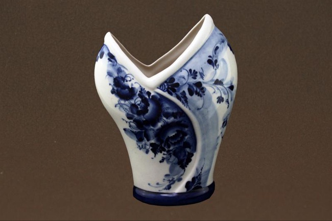 Ваза Моне гжель