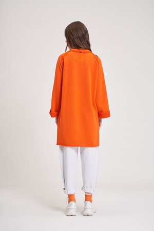 Orange Sweaty Hoodie