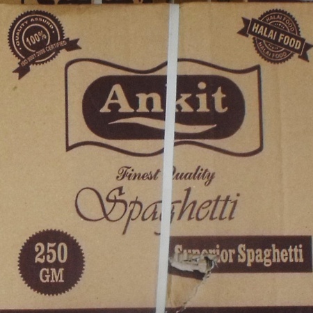 Macaroni spaghetti, 250 gm, Ankit brand, Low price for large quantity
