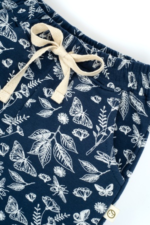 Organik pamuklu lacivert çocuk eşofmanı