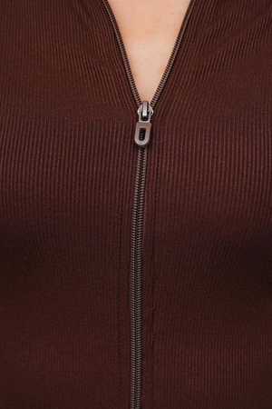 Лонгслив женский на молнии