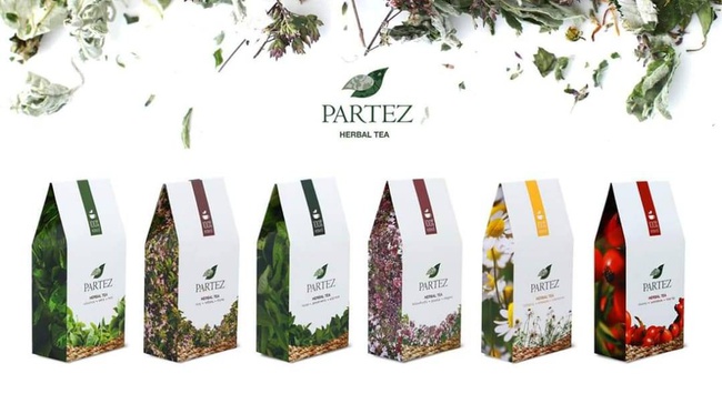 çeşitli doğal çay