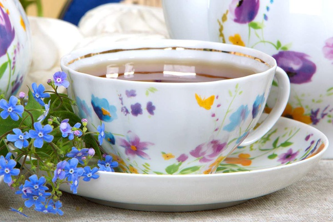 Сервиз чайный - Акварелька(Белый лебедь, 14 пред.)