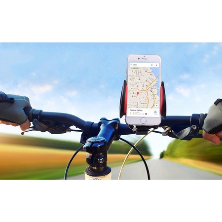 Bisiklet ve motosiklet telefon tutucusu evrensel
