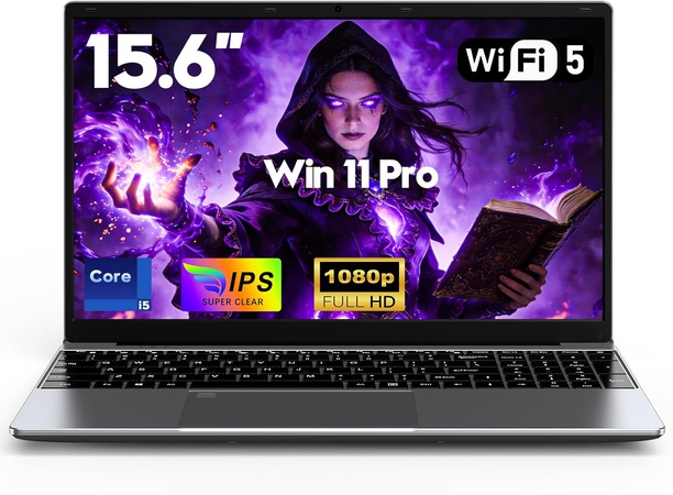 FUNYET Computer Portatile,2026 Laptop PC da 15,6 pollici 2026 16 GB di RAM Core i5 6200U Portatil 5000 mAh