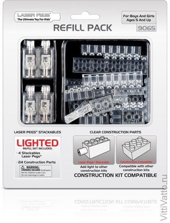 Набор дополнительных деталей Laser Pegs