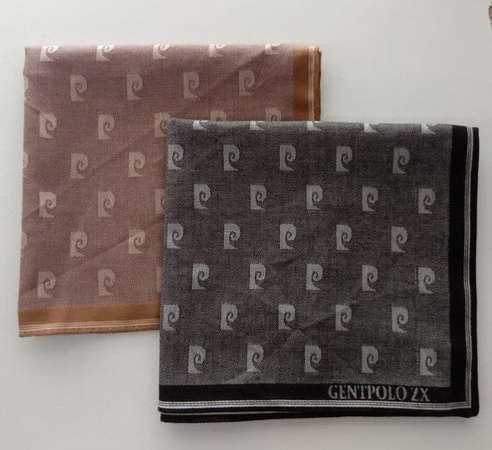 Mужские носовые платки (поло и пряжа крашенная)