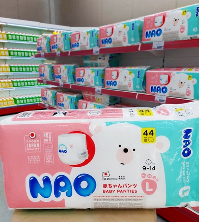 Быстро по Казахстану! Подгузники - трусики памперсы NAO НАО