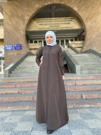 Джельбаб из ткани:«барби»,размер:44-50,по16$