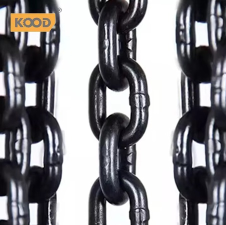 G80 High Strength Alloy Steel Lifting Chain Black Short Link Chain for Hoist and Lifting