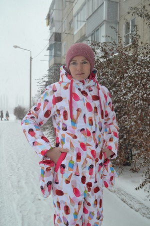 ЗИМНИЙ КОМБИНЕЗОН "МОРОЖЕНОЕ"