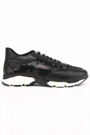 Черные кроссовки sp044