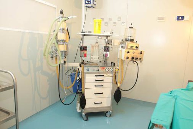 Tıbbi bir klinik için ekipman.