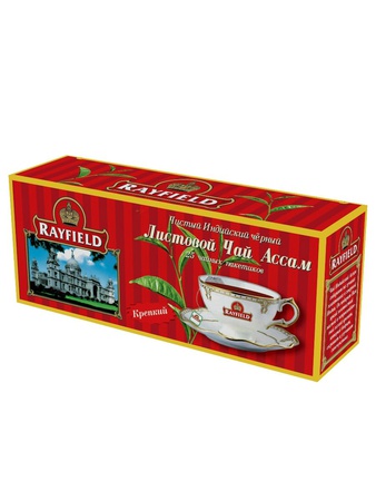 RAYFIELD - Assam Pure Indian Leaf Black Tea 25 sachets