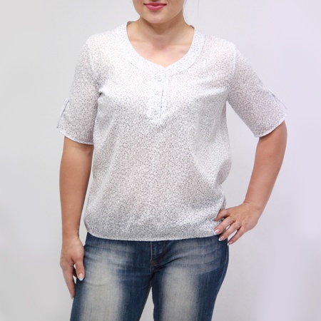 блузка марлевка на резинке