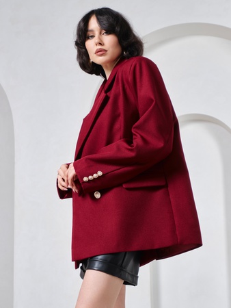 Пиджак oversize классический удлиненный