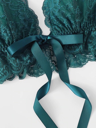 Ресницы Кружевные Подвязки Комплект Белья