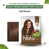 Nisha Hair Colour for Women - Brown 4.0, 10g Each (Pack of 10) | Herbal Conditioning | 100% Henna-Based Hair Colour