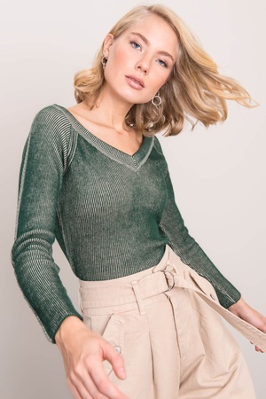 Топ с длинным рукавом