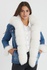 Denim Coat - Front, sleeve and collars fox fur
