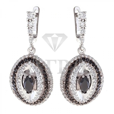 90857сч Серьги (Ag 925)