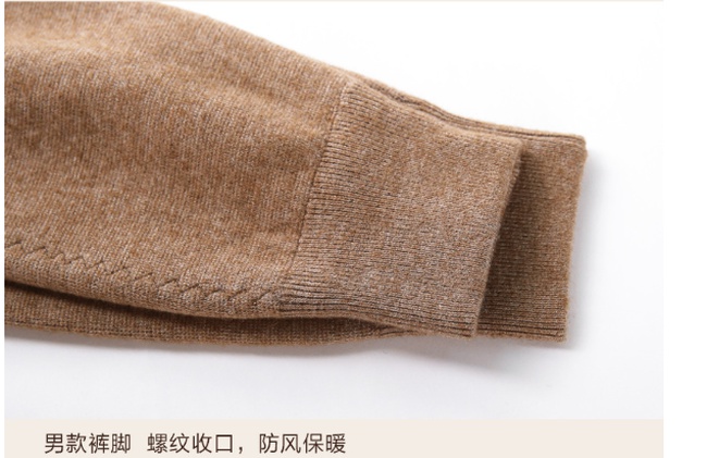 Осенние и зимние новые мужские и женские шерстяные брюки, двухслойные теплые брюки из флиса и толстого кашемира, тонкие теплые шерстяные брюки с высокой талией