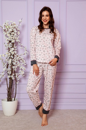 Bayan Pijama Takımı - Kışlık - Mevsimlik - S-M-L-XL