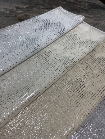 ЗАНАВЕС С ПРИНТОМ ФОЛЬГОЙ ТЮЛЬ И ФОН - FARK TEKSTIL - ENGIN GÜVERCİN