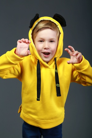 Худи жёлтый с ушками Yumster YF.02.07.001