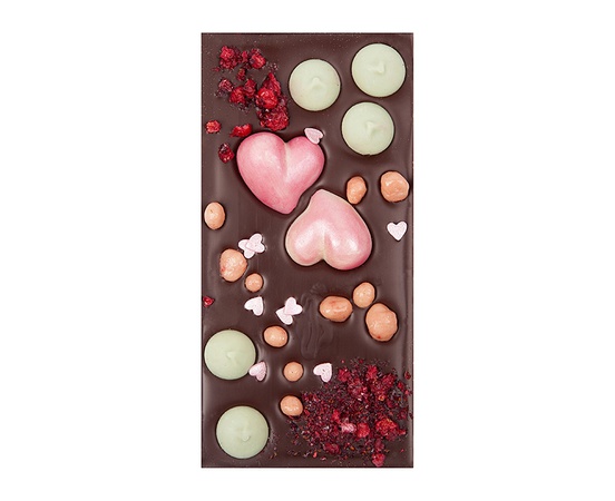 Bitter çikolata "İki kalp"