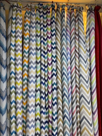 Зигзаг лён рогожка