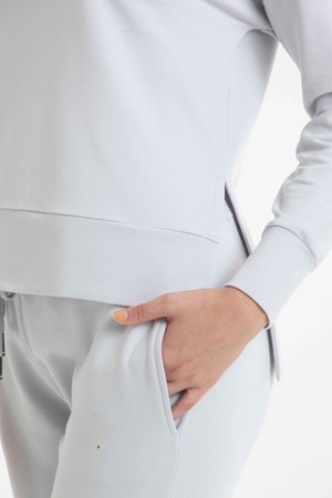 Спортивный костюм женская домашняя одежда салонный наряд Relaxed Pant & Long Sleeve Sweatshirt Set