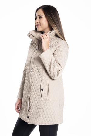 Büyük Beden Kapitone Mont