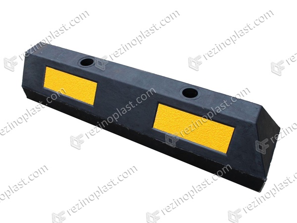 Колесоотбойник резиновый, парковочный (610х145х120)