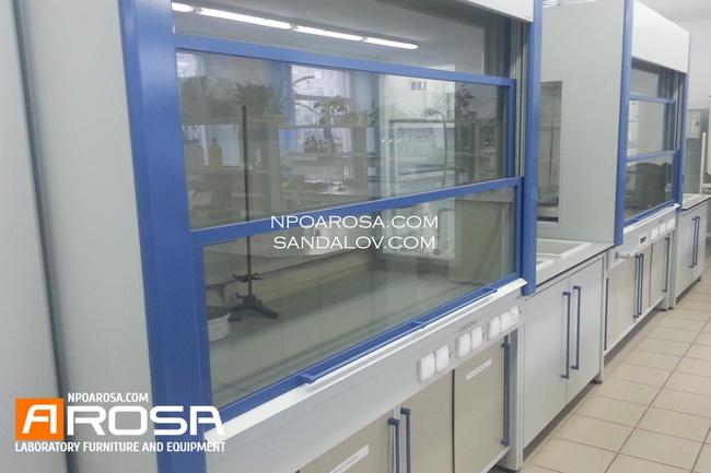 Шкафы вытяжные ШВ лабораторные химстойкие Ароса