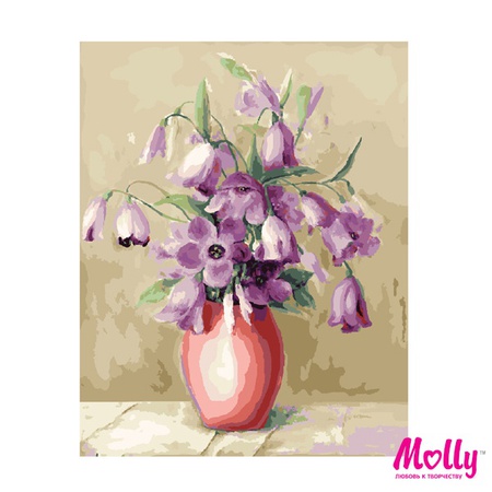 Картина по номерам Фиолетовый букет