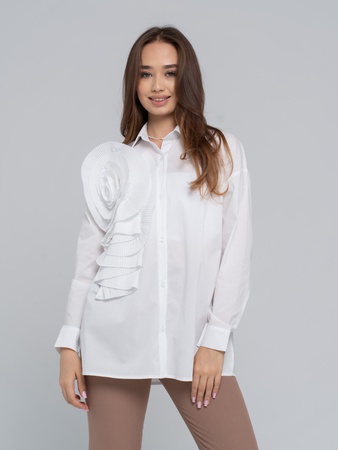 Рубашка женская с розой