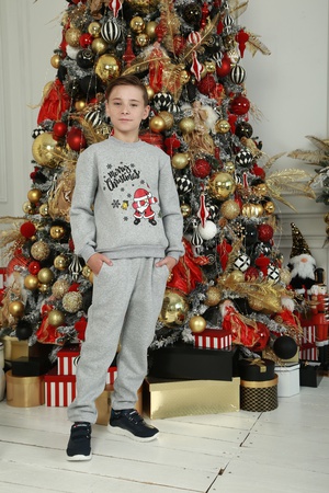 Штаны серые на флисе Yumster YG.02.24.001