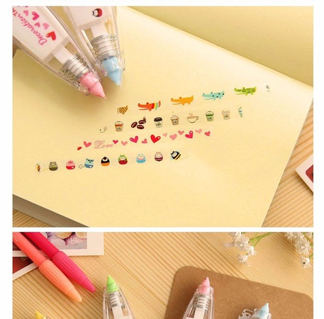 Çizimlerle dekoratif kırtasiye barkod bandı