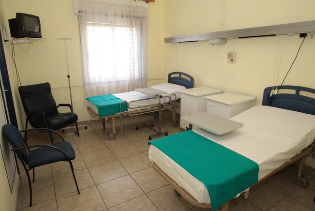 Tıbbi bir klinik için ekipman.