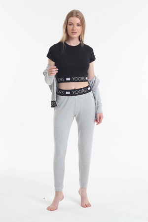 Hoody & Joggers & Cropped T-Shirt 3 PCS Set