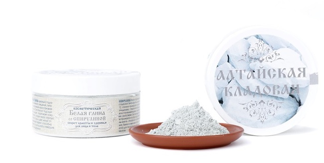 Косметическая глина с водорослями