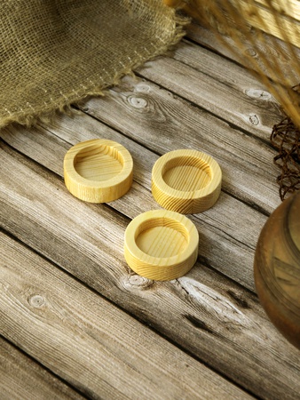 Подсвечник Круг маленький, диаметр 50мм, в комплекте 3шт