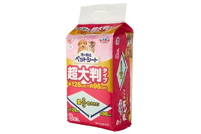 Супербольшие пеленки для животных P-YES-8LL. Размер (98*128). В упаковке - 8 шт.